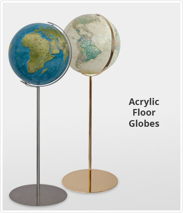Acrylic Floor Globes
