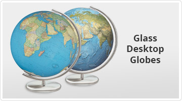 Glass Desktop Globes